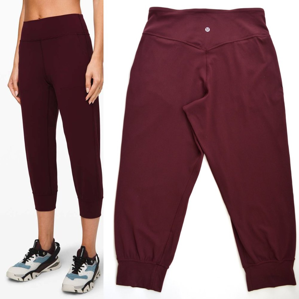 Lululemon Align Jogger Crop Garnet size 8